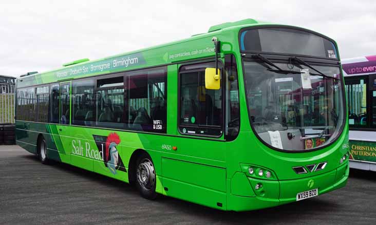 First Midland Red Volvo B7RLE Wright 69450 Salt Road